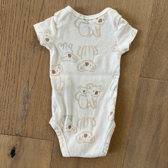 Carter’s 3 piece set cream 3 months Koala Butt Velour Terry cloth Zip Jacket - Picture 5 of 7